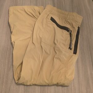 REI‎ Co-Op Outdoor Afro Pants Mens 44Wx30L Beige Pockets Hiking Stretch Trail